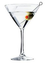 Martini w kieliszku